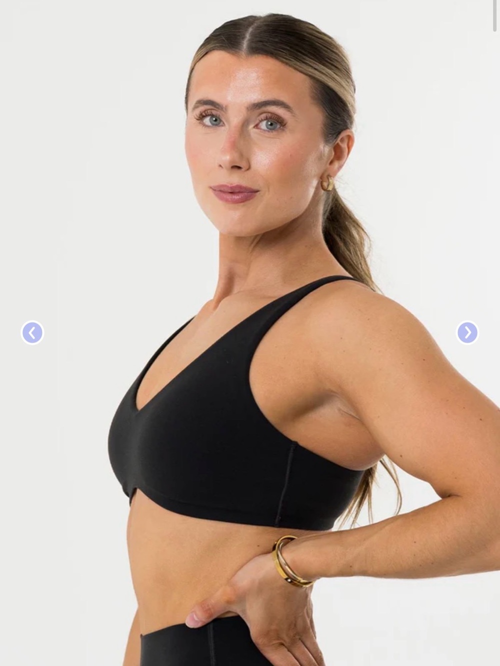 PARAGON Black formlux curve sculpt sports bra - Picture 3 of 4